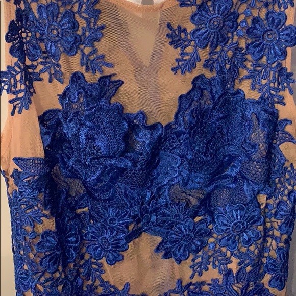 Royal blue prom dress - Picture 4 of 6